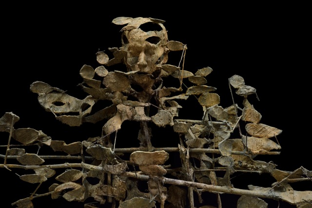 Laurence Edwards and his creek men sculptures